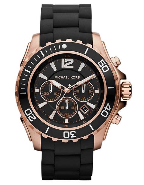 black mens michael kors watch|mk watch for men price.